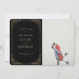 Modern minimalistisch sierlijk Lijst sparen de Dat