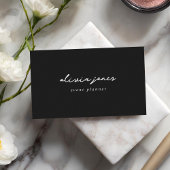 Modern Minimalistisch Signature Script Visitekaart Visitekaartje