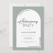 Modern minimalistisch sloophuis kaart (Voorkant)