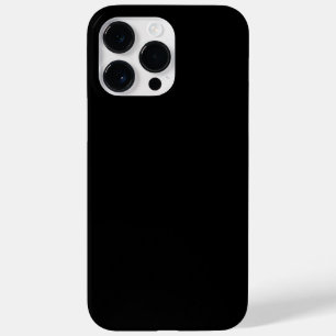 Modern minimalistisch Solid Black Case-Mate iPhone Case