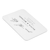 Modern minimalistisch sparen de Datum Magneet (Rechterzijde)