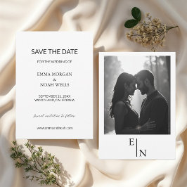 Modern minimalistisch sparen de Datum Save The Date