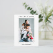 Modern minimalistisch sparen onze foto van het Dat Briefkaart (Staand voorkant)