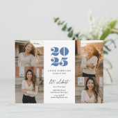 Modern minimalistisch stijgend Afstudeerder | Roya Kaart (Staand voorkant)