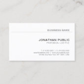 Modern minimalistisch stijlvol design bedrijf rend visitekaartje (Voorkant)