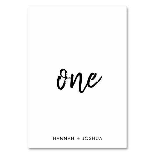 Modern minimalistisch | Stijlvol script Simple Wed Kaart (Achterkant)