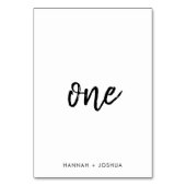 Modern minimalistisch | Stijlvol script Simple Wed Kaart (Voorkant)