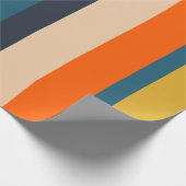  modern minimalistisch streeppatroon cadeaupapier (Hoek)
