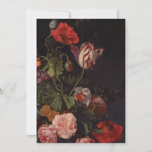 modern minimalistisch terra cotta - tabelnummer kaart (Achterkant)