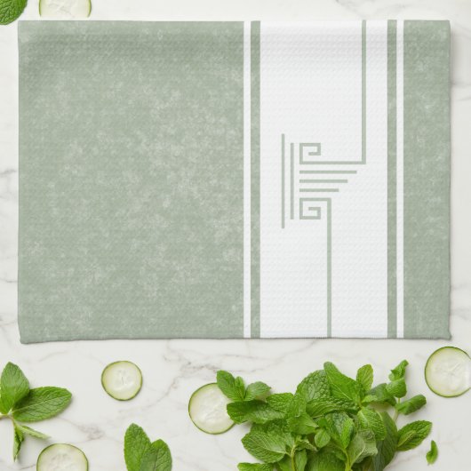 Modern minimalistisch theedoek (Gevouwen)