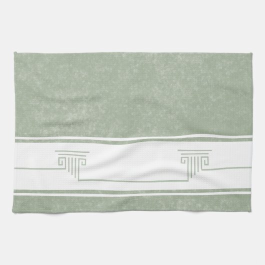Modern minimalistisch theedoek (Horizontaal)