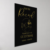 Modern minimalistisch trouwrecord gastenboek (Laagn)