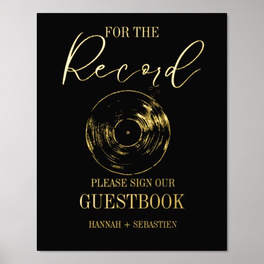 Modern minimalistisch trouwrecord gastenboek (Voorkant)