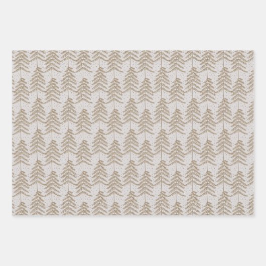 Modern minimalistisch vakantiepatroon inpakpapier vel (Voorkant 3)