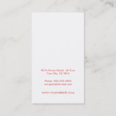 Modern minimalistisch ventilatorVisitekaartje Visitekaartje (Achterkant)