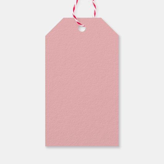 Modern minimalistisch vet script JOY Holiday Cadeaulabel (Achterkant)