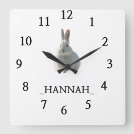 Modern minimalistisch vierkante klok