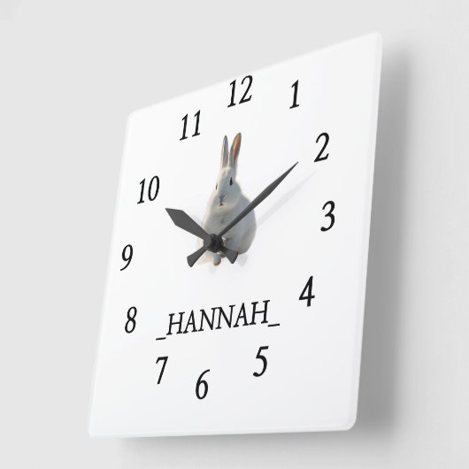 Modern minimalistisch vierkante klok (Hoek)