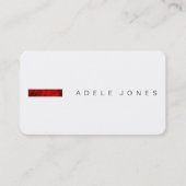Modern minimalistisch Visitekaartje (Voorkant)