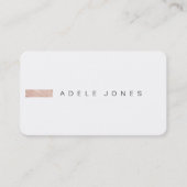 Modern minimalistisch Visitekaartje (Voorkant)