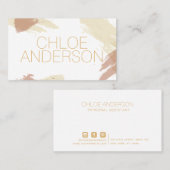 Modern minimalistisch Visitekaartje (Voorkant / Achterkant)