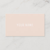 Modern minimalistisch Visitekaartje (Voorkant)