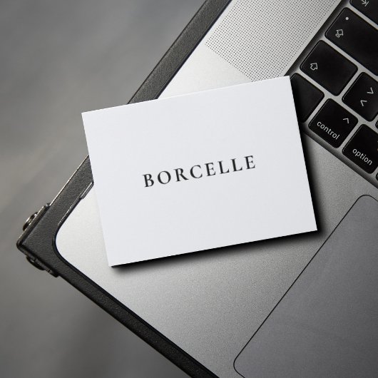 Modern minimalistisch visitekaartje