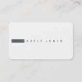 Modern minimalistisch Visitekaartje (Voorkant)