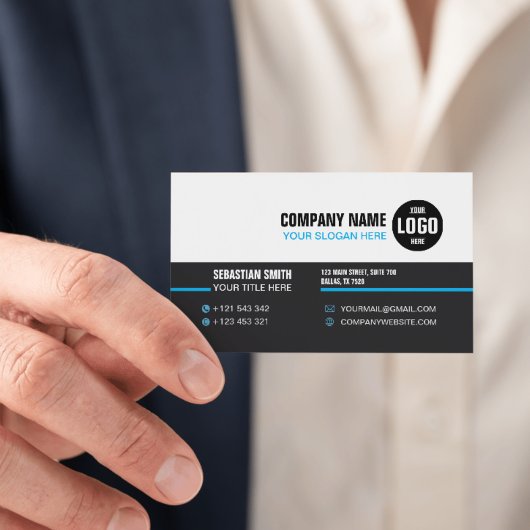 Modern minimalistisch Visitekaartje | Elegant & Pr