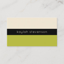 Modern minimalistisch Visitekaartje | Pistachio Gr