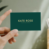 Modern minimalistisch Visitekaartje van Emerald Gr