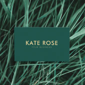 Modern minimalistisch Visitekaartje van Emerald Gr