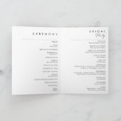 Modern minimalistisch vouwprogramma programma (Binnen)