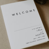 Modern minimalistisch vouwprogramma programma