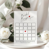 Modern minimalistisch vrijgezellenfeest bingo spel