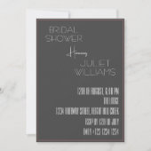 Modern minimalistisch Vrijgezellenfeest - Kaart (Voorkant)