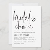 Modern minimalistisch Vrijgezellenfeest Kaart (Voorkant)