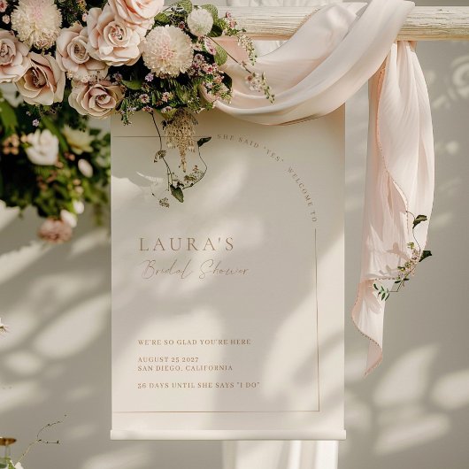 Modern minimalistisch Vrijgezellenfeest Poster