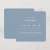 Modern minimalistisch Vrijgezellenfeest vierkant s Kaart (Voorkant / Achterkant)