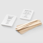 Modern minimalistisch weddenschap Hand Fan Handwaaier (Niet-gemonteerd)