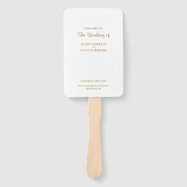 Modern minimalistisch weddenschap Hand Fan Handwaaier
