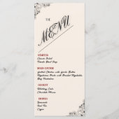 Modern Minimalistisch Weddenschap Menu (Voorkant)