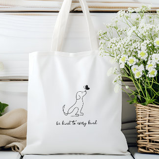 Modern Minimalistisch Wees Vriendelijk Voor Elk So Tote Bag