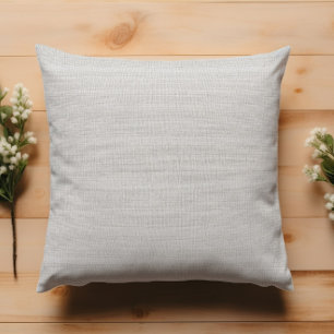 Modern Minimalistisch Wit Jute Kussen
