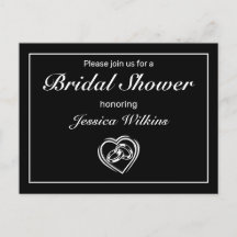 Modern minimalistisch wit zwart Vrijgezellenfeest