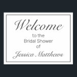 Modern minimalistisch witboek Vrijgezellenfeest —  Poster<br><div class="desc">Vrijgezellenfeest welkomstteken. Stijlvol modern,  minimaal wit en zwart ontwerp. Meer objecten zijn in deze stijl in onze winkel verkrijgbaar. U kunt het ontwerp verder uitgeven,  achtergrondkleur veranderen,  doopvonten en extra tekst toevoegen door "aanpassen verder"verbinding te klikken.</div>