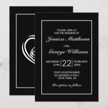 Modern minimalistisch withuwelijk