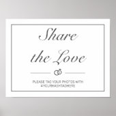 Modern minimalistisch witstembord poster (Voorkant)