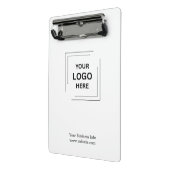 Modern Minimalistisch Zakelijk Logo Klembord Ontwe (Angled2)