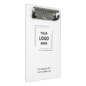 Modern Minimalistisch Zakelijk Logo Klembord Ontwe (Schuin)